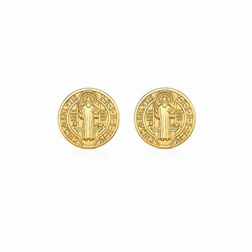 Brinco S�o Bento Banhado a Ouro