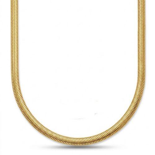 Colar Snake Banhado a Ouro