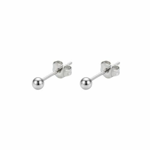 Brinco Mini Bola Lisa A�o Inox