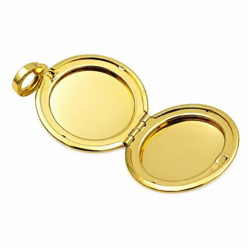 Pingente Relicário Mãe Banhado a Ouro
