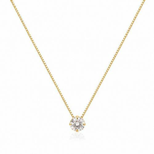 Colar Ponto de Luz Banhado em Ouro18k