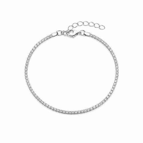 Pulseira Riviera Banhado a Prata