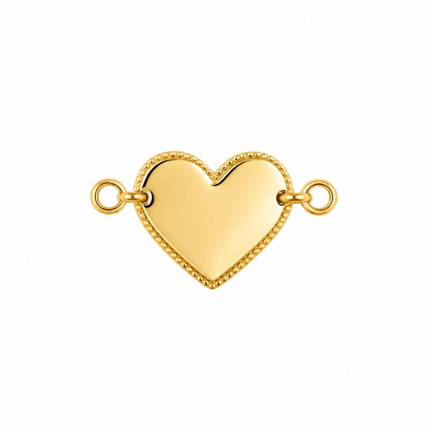 Choker Coração Banhado a Ouro