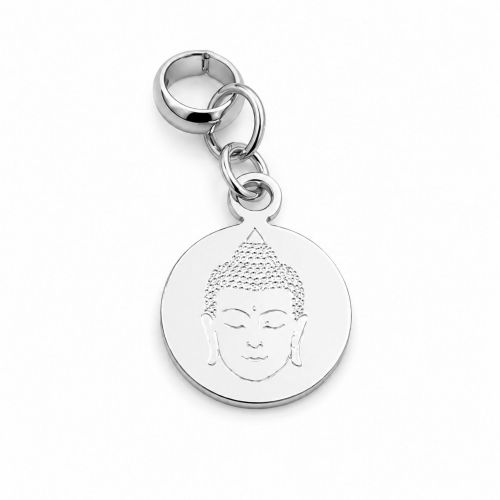 Berloque Rosto Buda A�o Inox