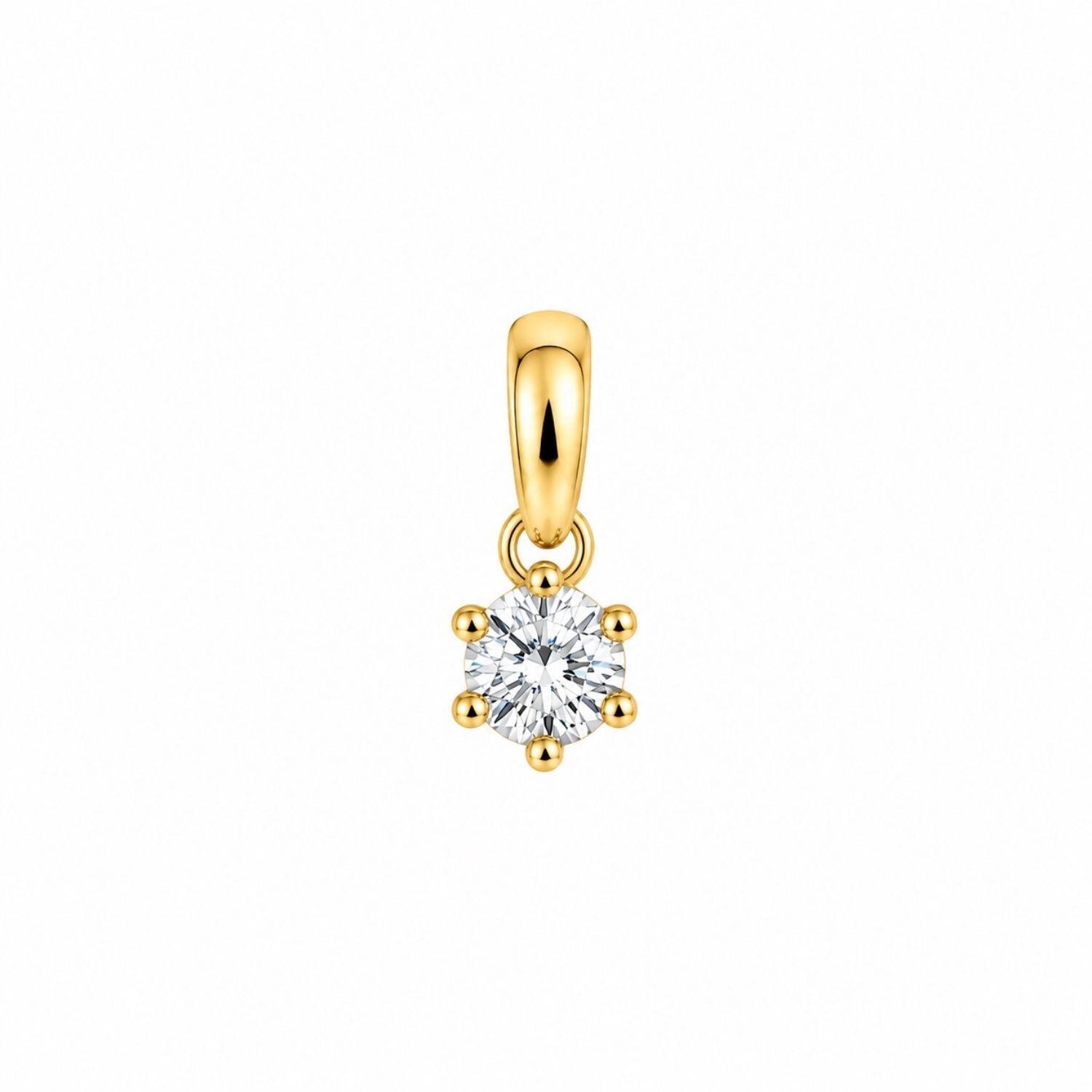 Colar Ponto de luz 0.4 cm Banhado a Ouro 18k