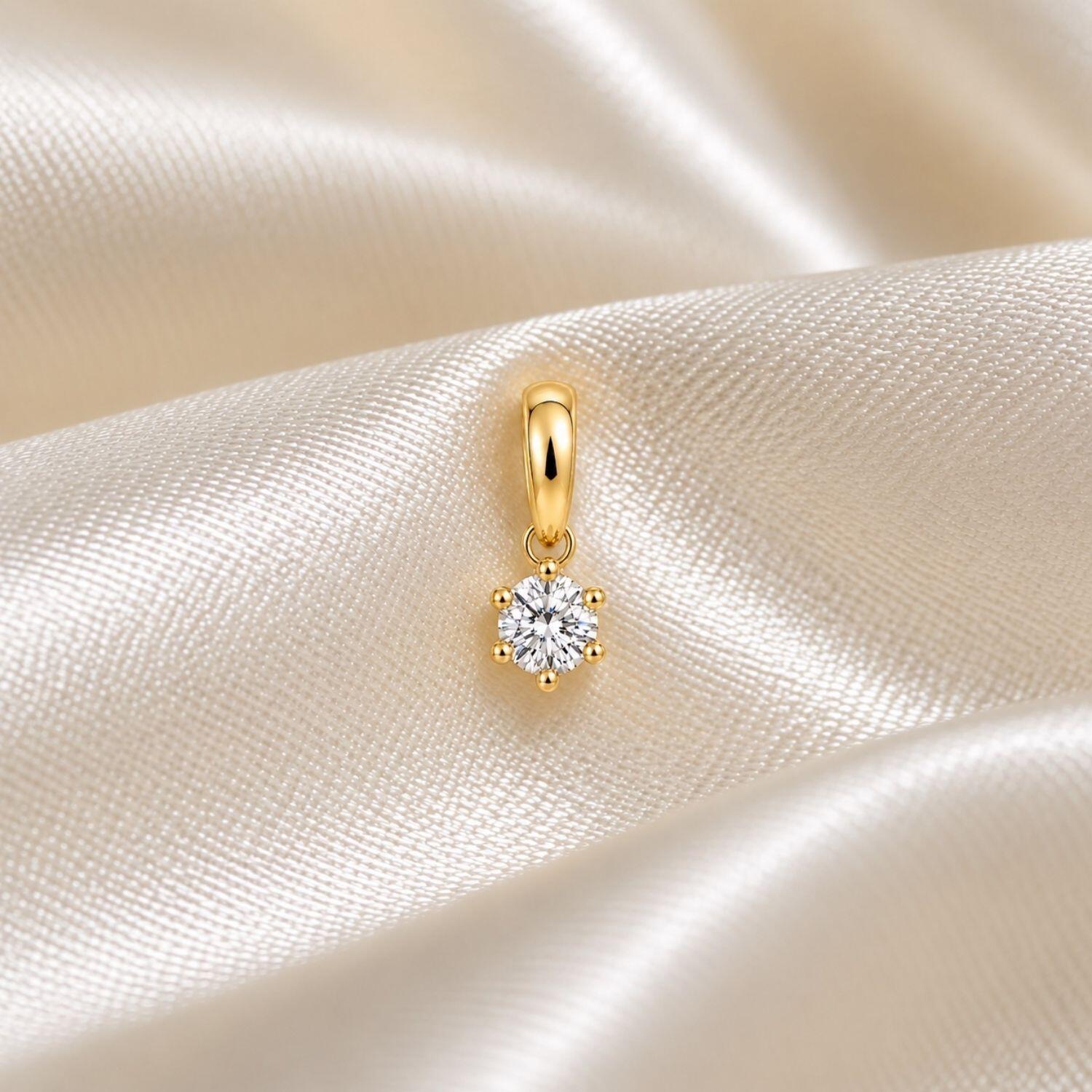 Colar Ponto de luz 0.4 cm Banhado a Ouro 18k
