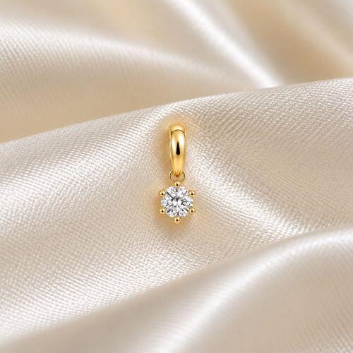 Colar Ponto de luz 0.4 cm Banhado a Ouro 18k