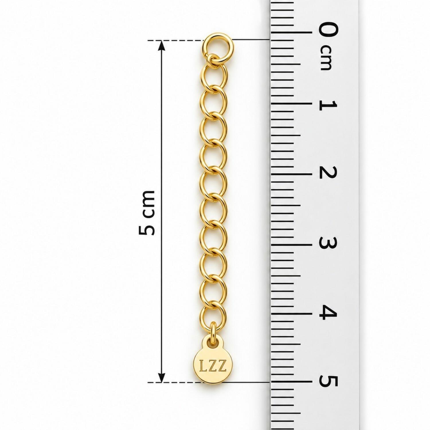 Colar Cruz 4.0 cm Micro Zircônia Cristal Banhado a Ouro