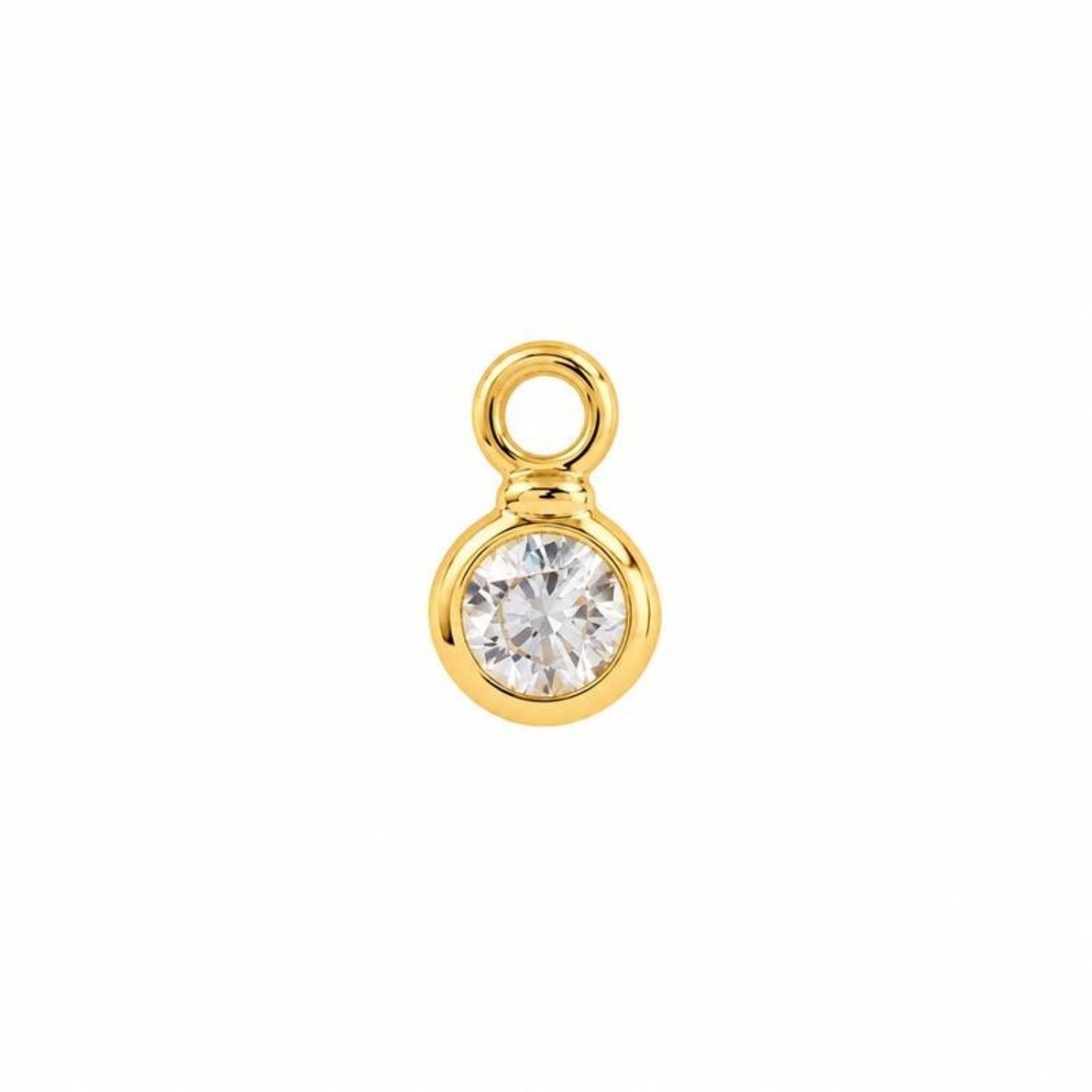 Colar Gravatinha Regulável Coração Zircônia Ametista Banhado a Ouro