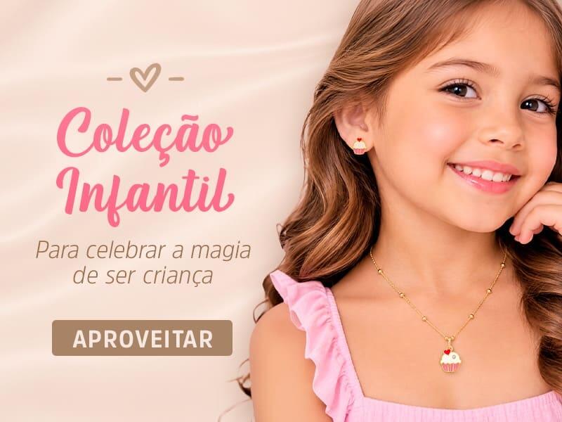Cole��o de Semijoias Infantis Lazzuli Joias