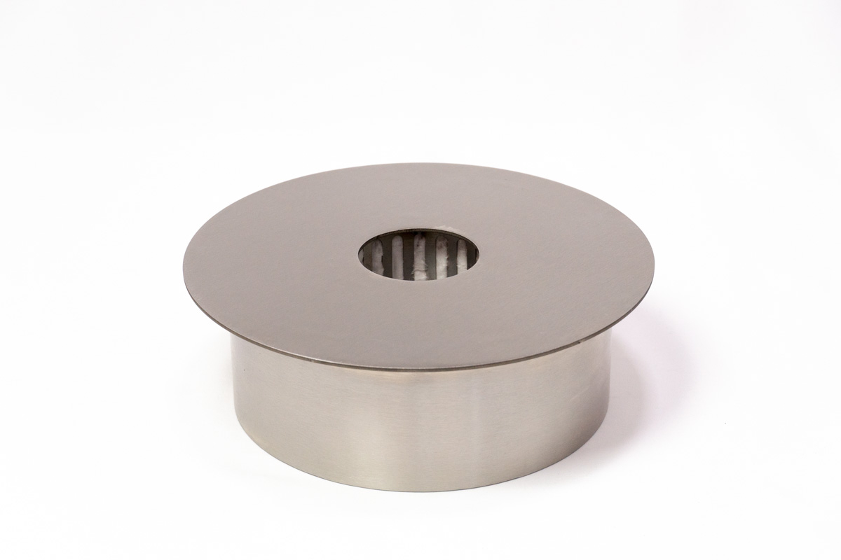 Lareira Ecológica a Álcool Redonda 31cm Aço Inox 304