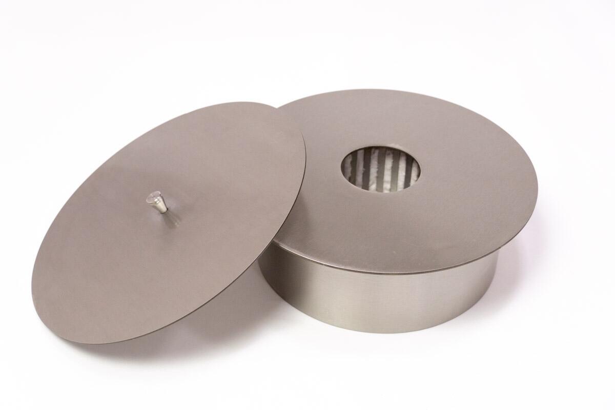 Lareira Ecológica a Álcool Redonda 31cm Aço Inox 304