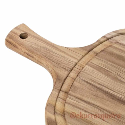 Tábua de Madeira Teca 40x23cm