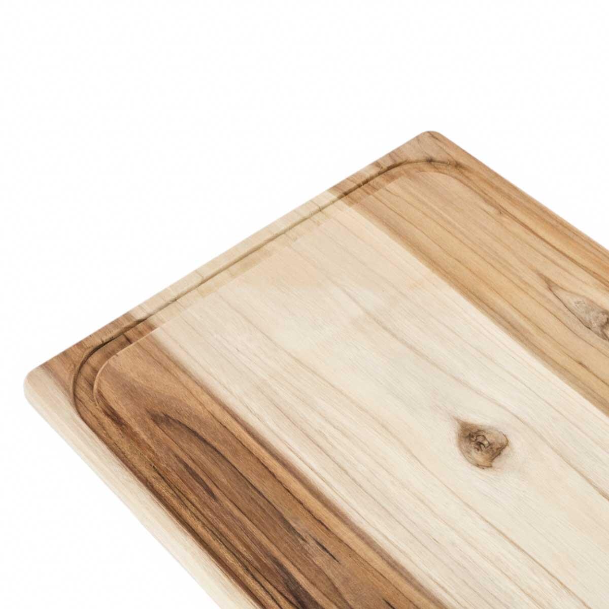 Tábua de Madeira Teca 40x28cm