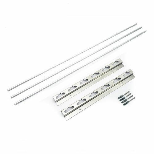 Kit Suporte Lateral de Parafusar Inox Para Churrasqueira
