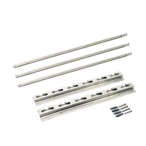 Kit Suporte Lateral de Parafusar Inox Para Churrasqueira