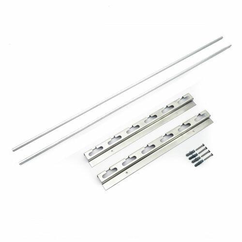 Kit Suporte Lateral de Parafusar Inox Para Churrasqueira
