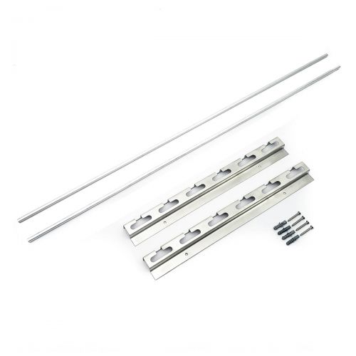 Kit Suporte Lateral de Parafusar Inox Para Churrasqueira