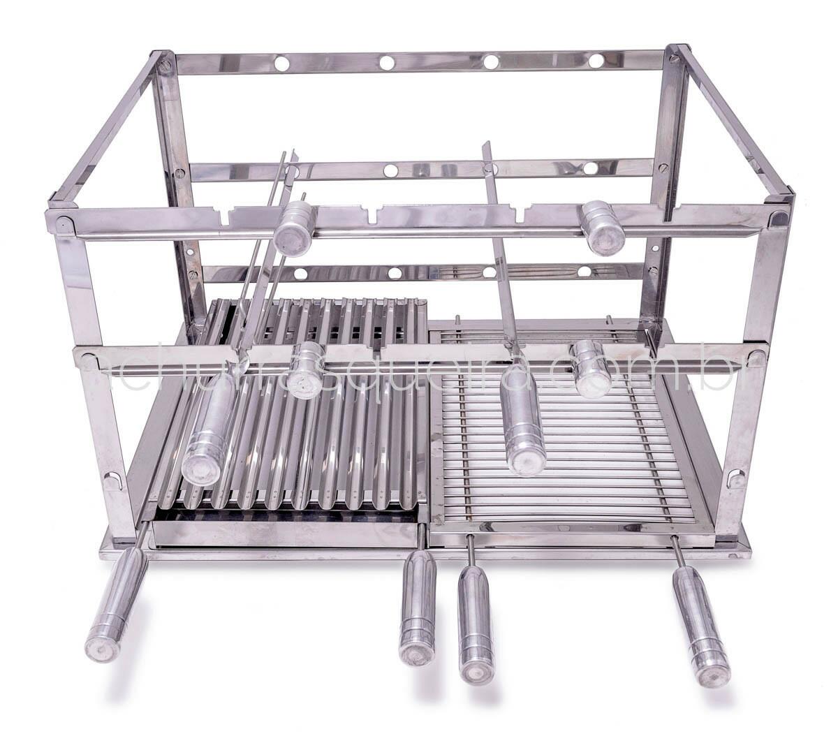 Suporte Fixo 3 Estágios em Aço Inox Sob Medida