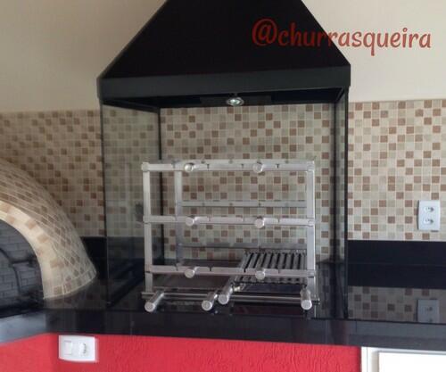 Suporte Fixo 3 Estágios em Aço Inox Sob Medida
