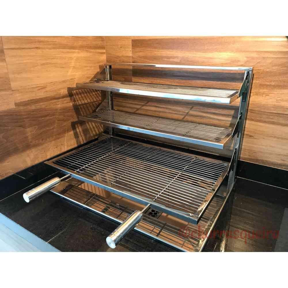 Suporte de Fundo Flutuante em Aço Inox Sob Medida