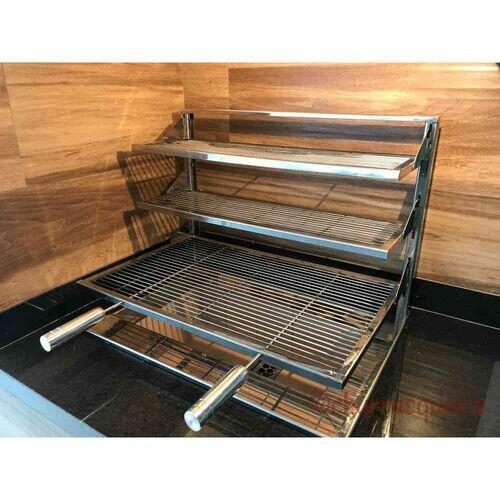 Suporte de Fundo Flutuante em Aço Inox Sob Medida