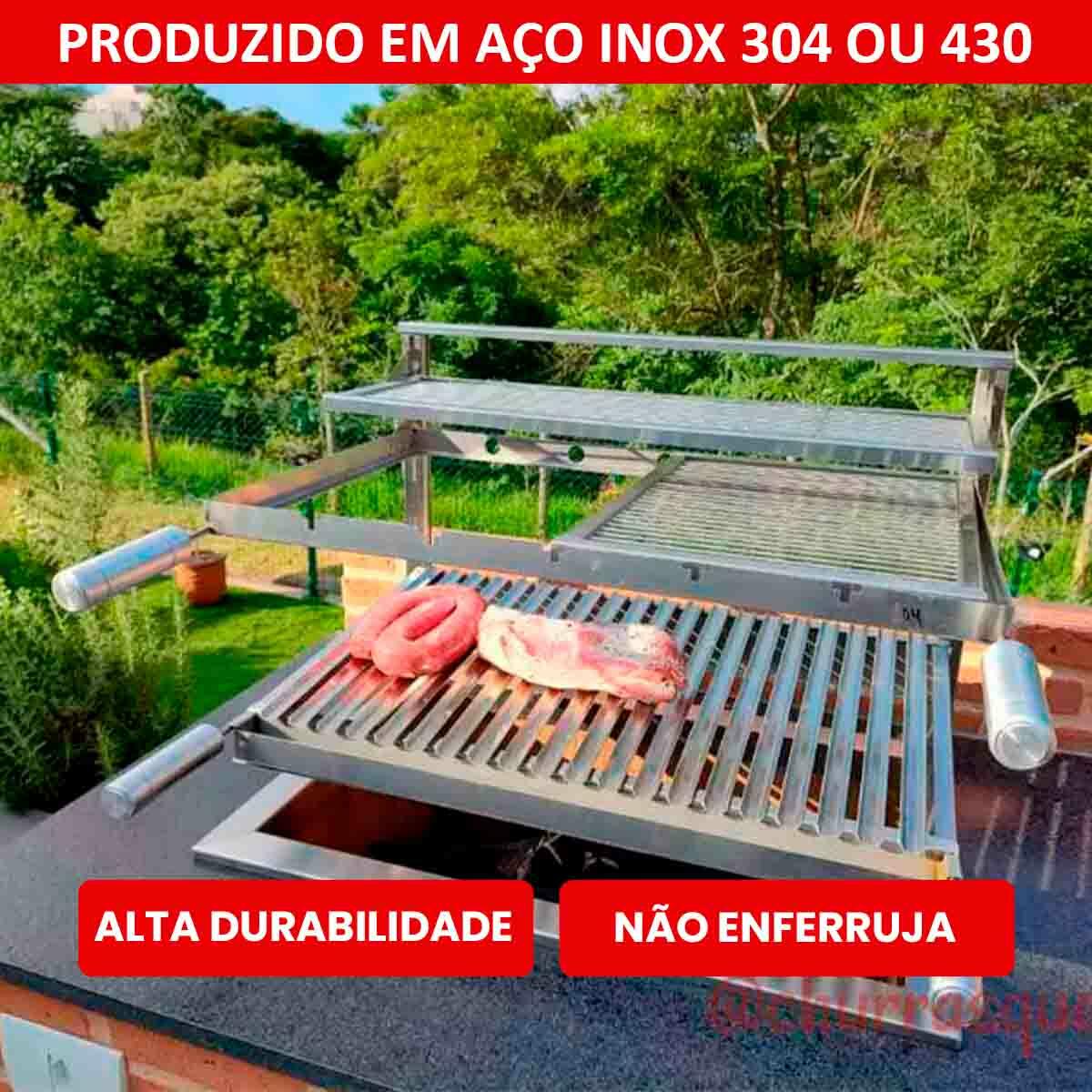 Suporte de Fundo Flutuante em Aço Inox Sob Medida