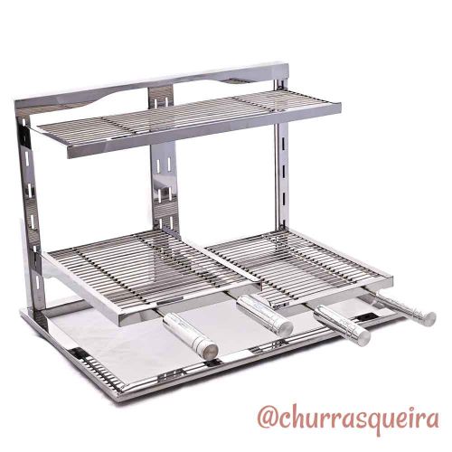 Suporte de Fundo Duplo em Aço Inox Sob Medida
