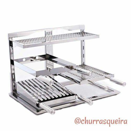 Suporte de Fundo Duplo em Aço Inox Sob Medida