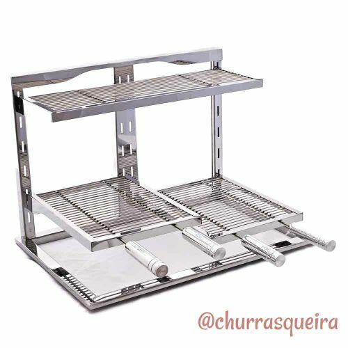 Suporte de Fundo Duplo em A�o Inox Sob Medida