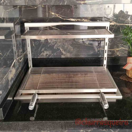 Suporte de Fundo Flutuante em Aço Inox
