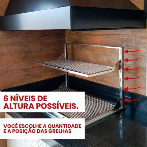 Suporte de Fundo Flutuante em Aço Inox