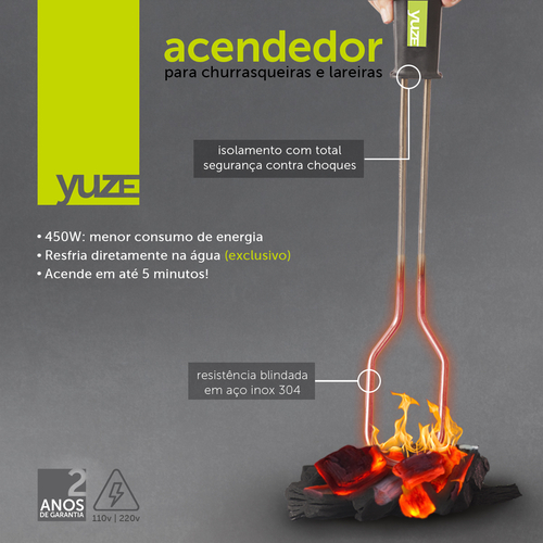 Acendedor El�trico para Churrasqueira Yuze