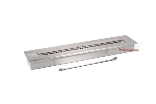 Lareira Ecológica a Álcool 81cm em Aço Inox 304