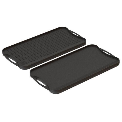 Chapa de Ferro Fundido Dupla Face 51x26cm Com Al�as
