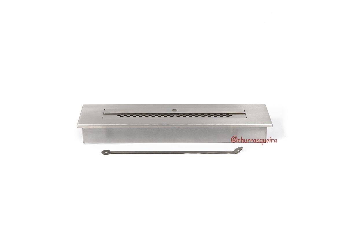 Lareira Ecológica a Álcool 61cm em Aço Inox 304
