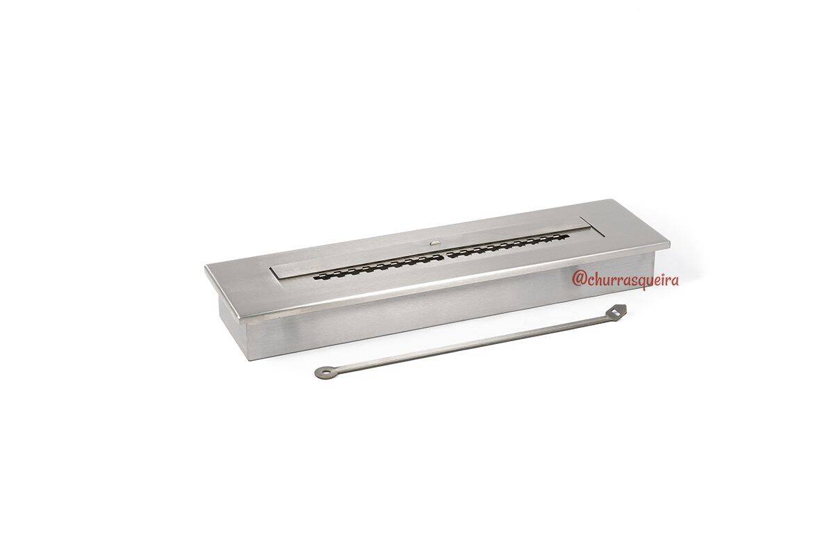 Lareira Ecológica a Álcool 61cm em Aço Inox 304