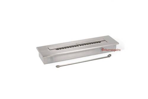 Lareira Ecológica a Álcool 61cm em Aço Inox 304