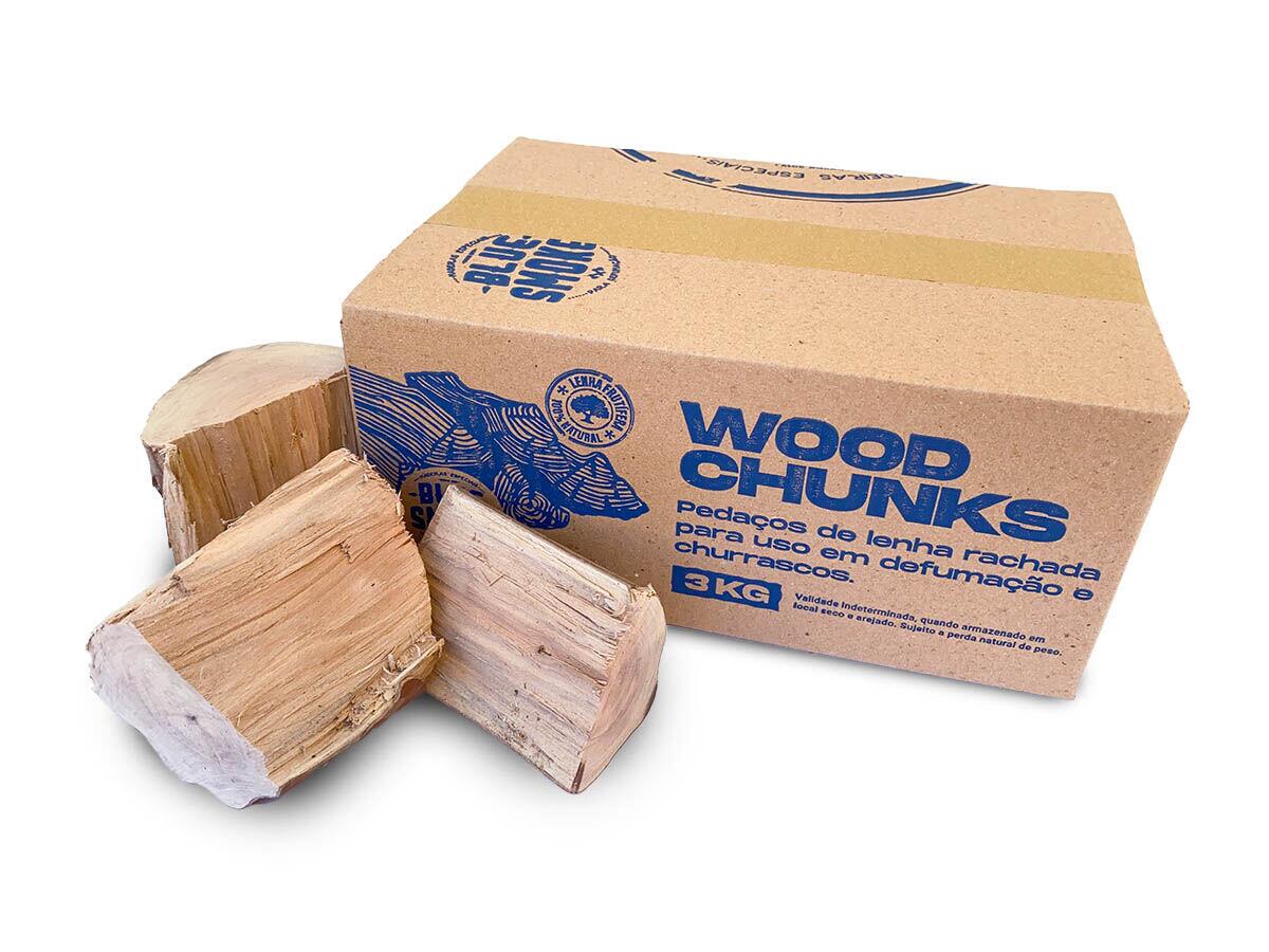 Wood Chunks - Lenha de Goiabeira para Defumação 3kg