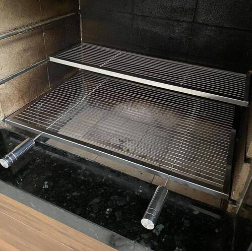 Grelha Uruguaia Aramada Inox 304 Sob Medida