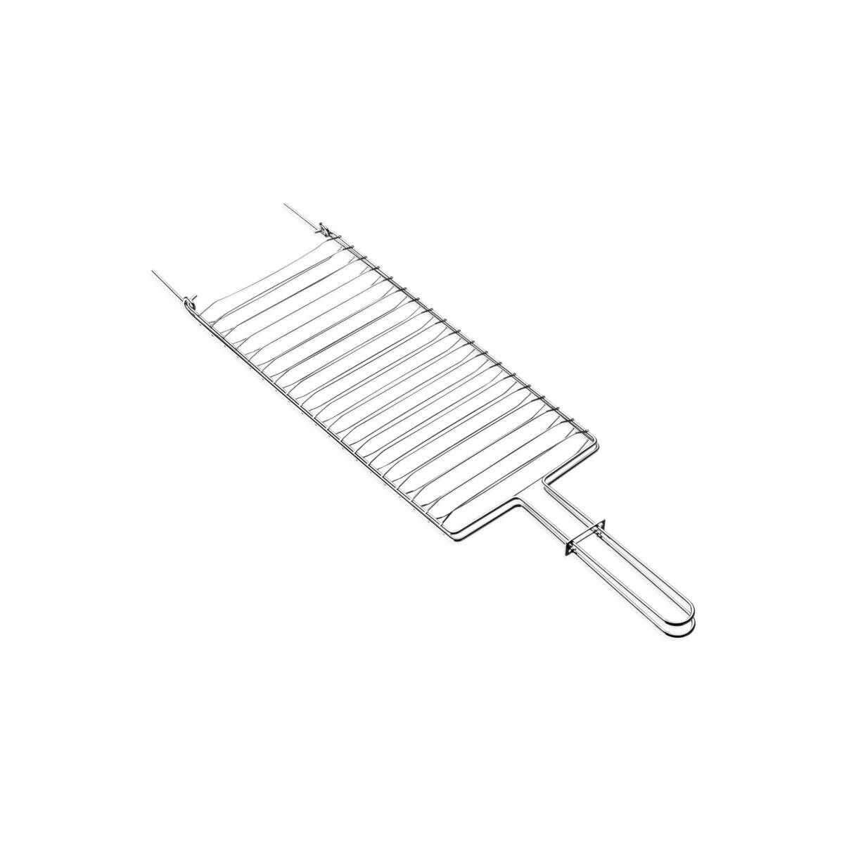 Grelha Dupla Inox 304 Abaulada 31x18cm Tramontina