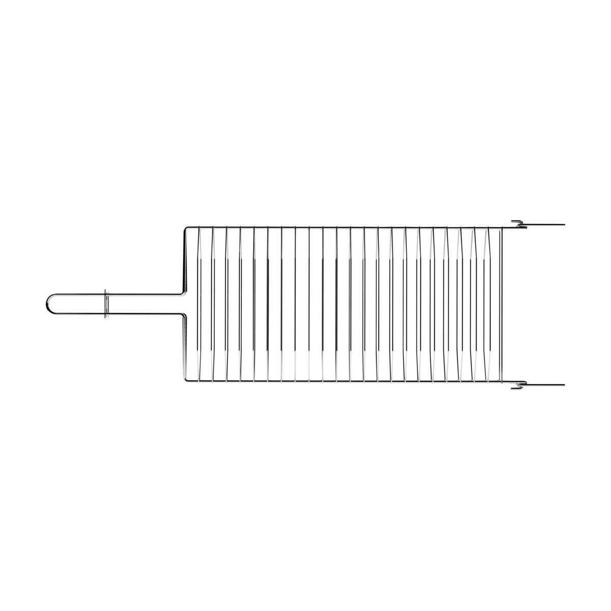 Grelha Dupla Inox 304 Abaulada 31x18cm Tramontina