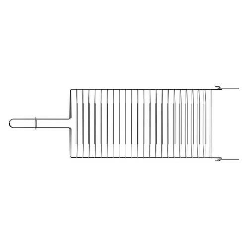 Grelha Dupla Inox 304 Abaulada 42x23cm Tramontina