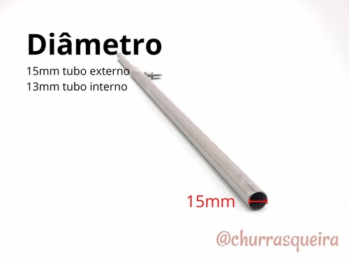 Tubo Regulável Inox 304