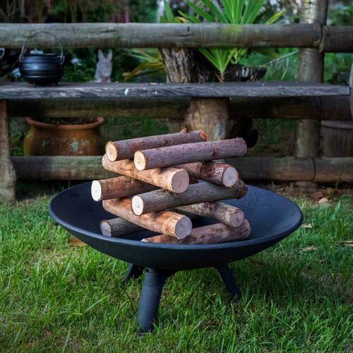 Lareira de Jardim em Ferro Fundido 62cm Preta