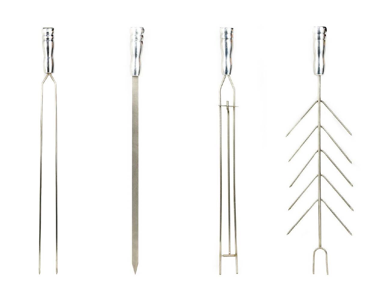 Kit c/ 4 Espetos Inox 304