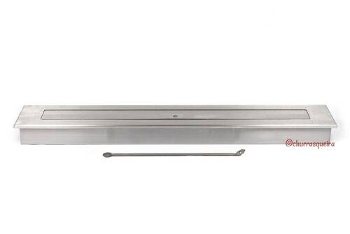 Lareira Ecol�gica a �lcool 91cm em A�o Inox 304