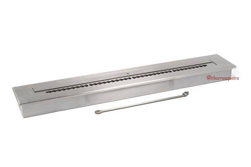 Lareira Ecol�gica a �lcool 91cm em A�o Inox 304