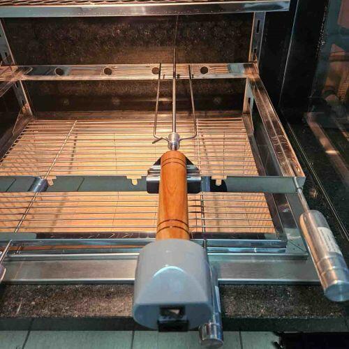 Espeto Girat�rio El�trico para Churrasco