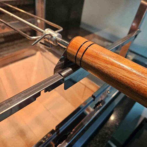 Espeto Girat�rio El�trico para Churrasco